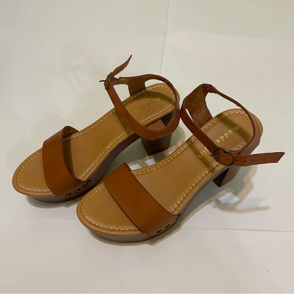 Madden Girl Brown Heeled Sandals